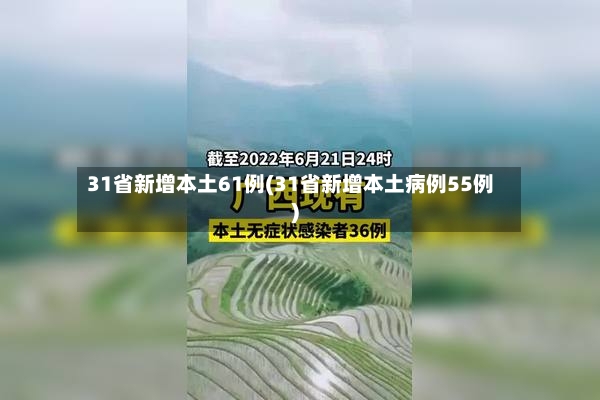 31省新增本土61例(31省新增本土病例55例)-第2张图片