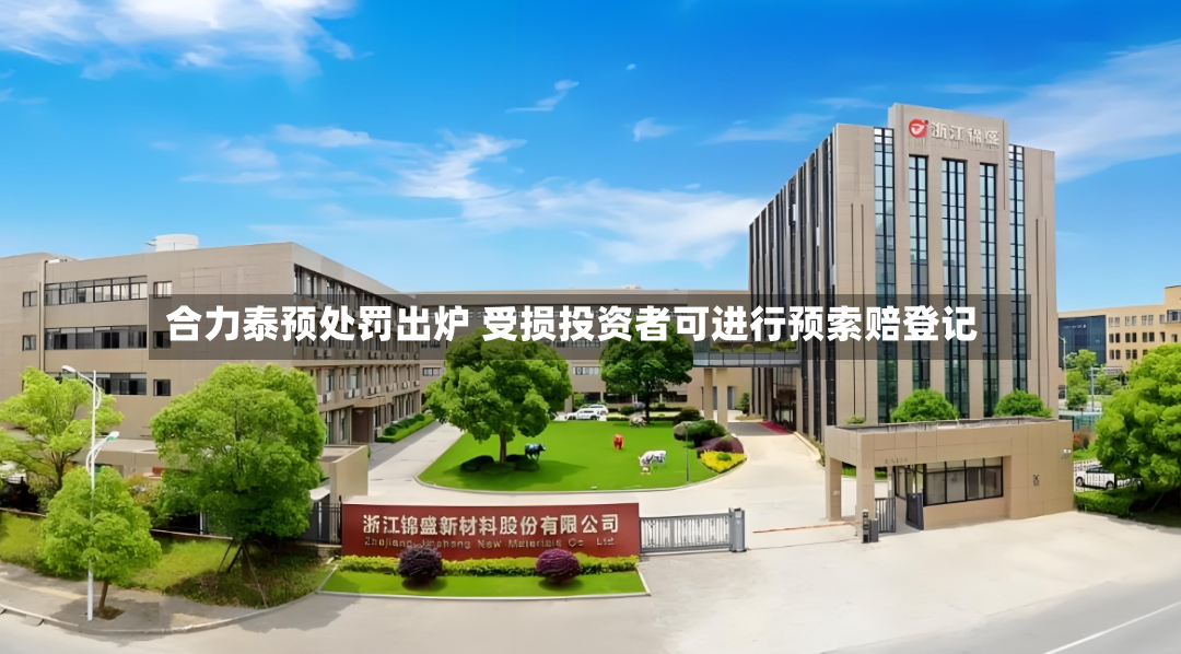 合力泰预处罚出炉 受损投资者可进行预索赔登记-第2张图片