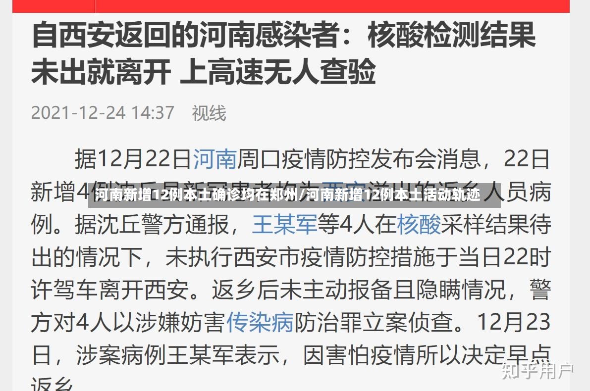 河南新增12例本土确诊均在郑州/河南新增12例本土活动轨迹-第2张图片