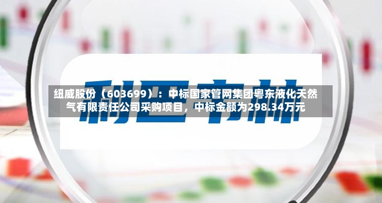 纽威股份（603699）：中标国家管网集团粤东液化天然气有限责任公司采购项目，中标金额为298.34万元-第2张图片