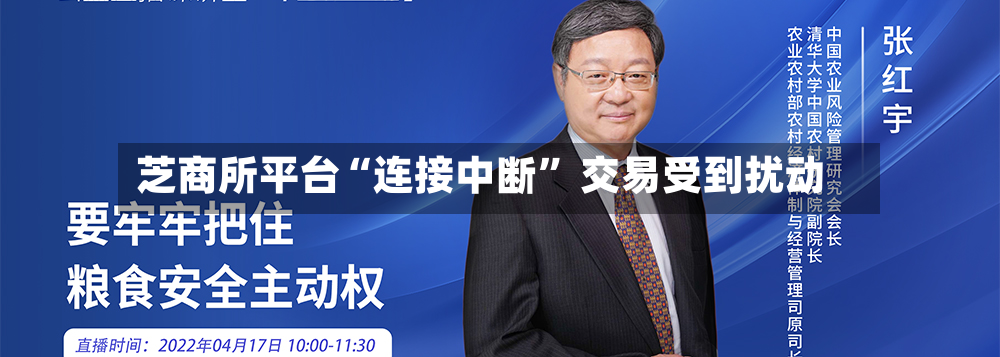 芝商所平台“连接中断” 交易受到扰动-第2张图片