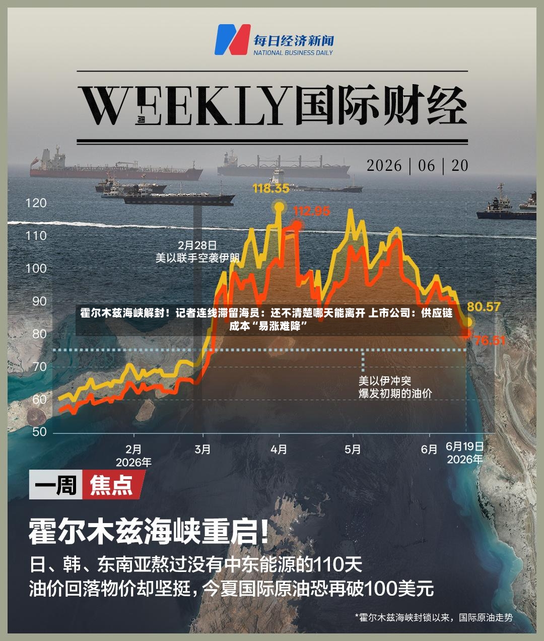 霍尔木兹海峡解封！记者连线滞留海员：还不清楚哪天能离开 上市公司：供应链成本“易涨难降	”-第2张图片